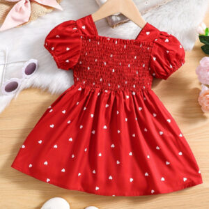 VESTIDO ELEGANTE DE LUNARES PARA PRINCESAS.