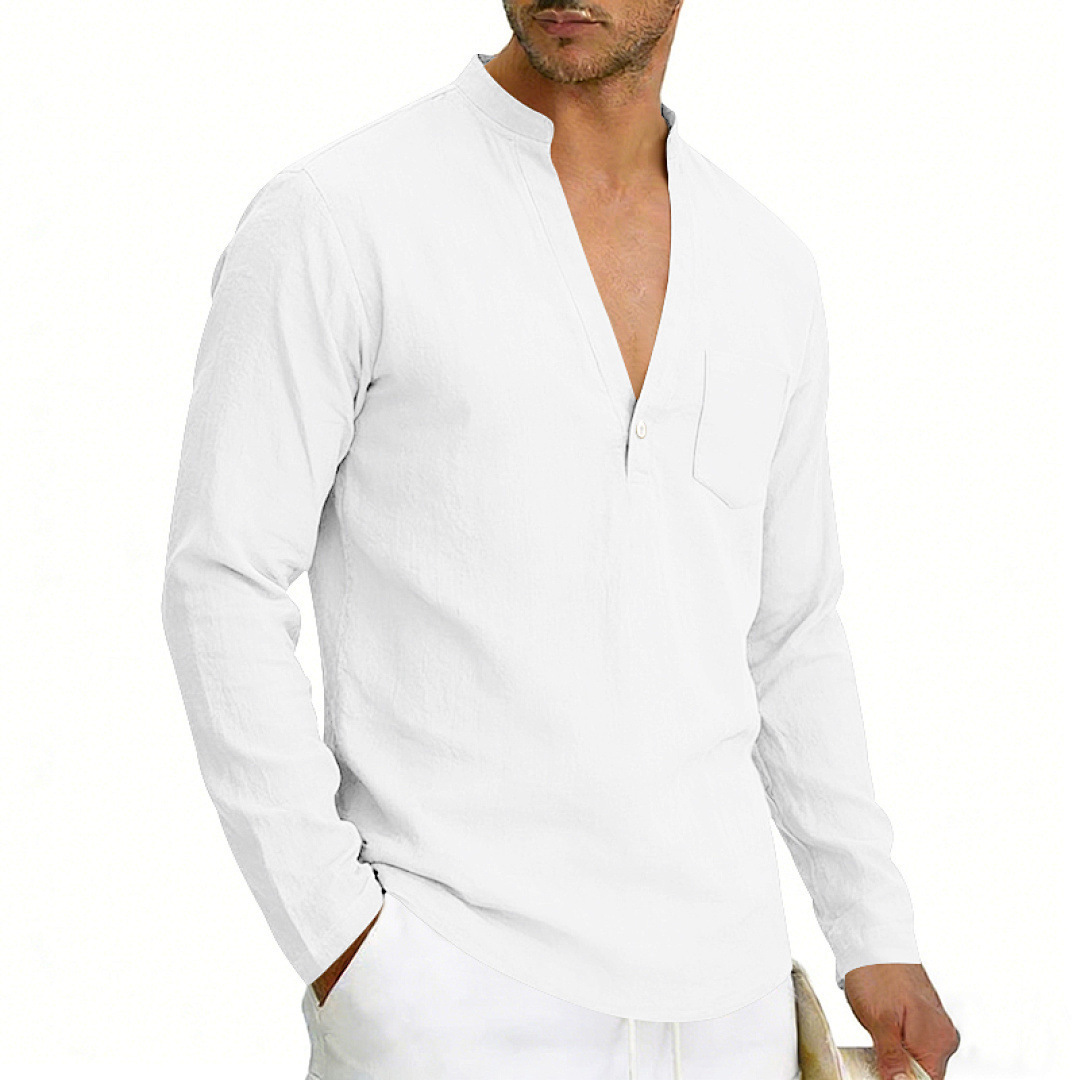Camisa de Lino 'Brisa del Bósforo' - Casual-Luxe Edition - Imagen 6