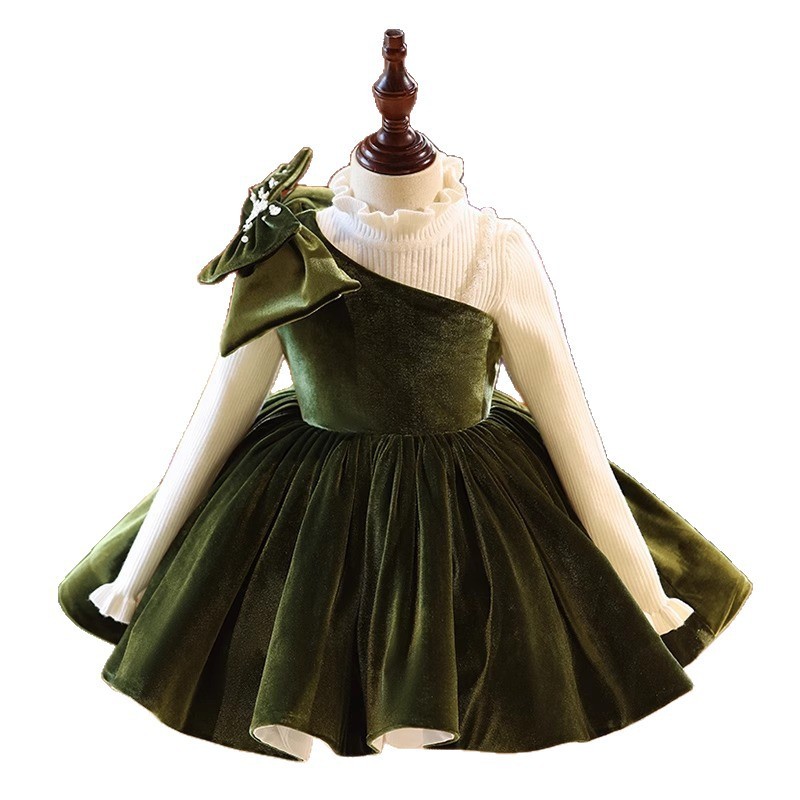 VESTIDO DE NOCHE ELEGANTE INFANTIL. - Imagen 5