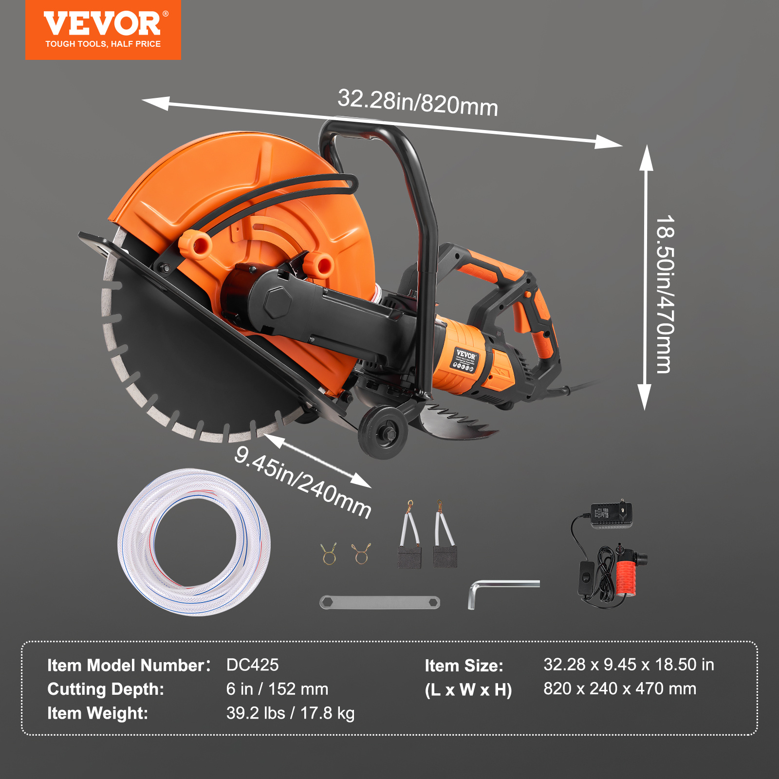 Cortadora Industrial Pro-Cut 3200W – Precisión Extrema para Concreto y Piedra - Imagen 5