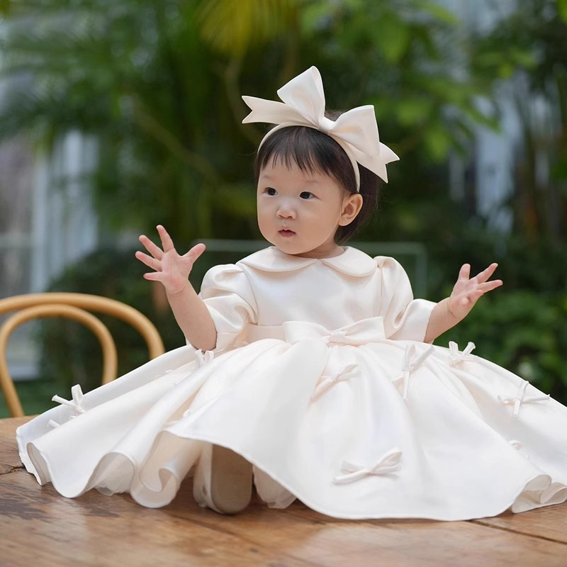 VESTIDO DE PRINCESA - ESPECIAL PARA PRIMER CUMPLEAÑOS. - Imagen 3
