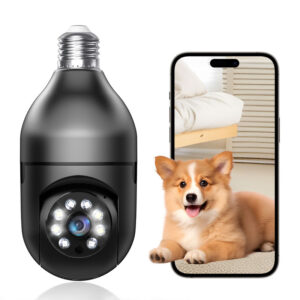 CAMARA DE SEGURIDAD TIPO BOMBILLA WIFI.