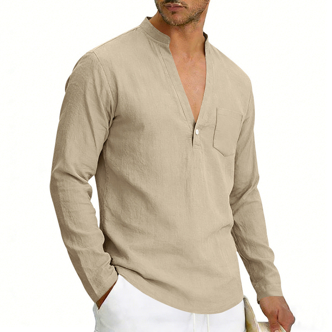 Camisa de Lino 'Brisa del Bósforo' - Casual-Luxe Edition - Imagen 8