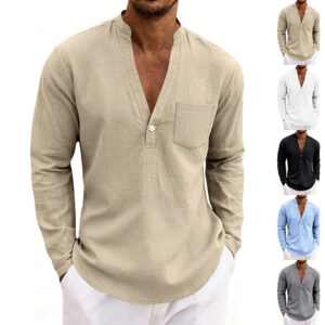 Camisa de Lino 'Brisa del Bósforo' - Casual-Luxe Edition