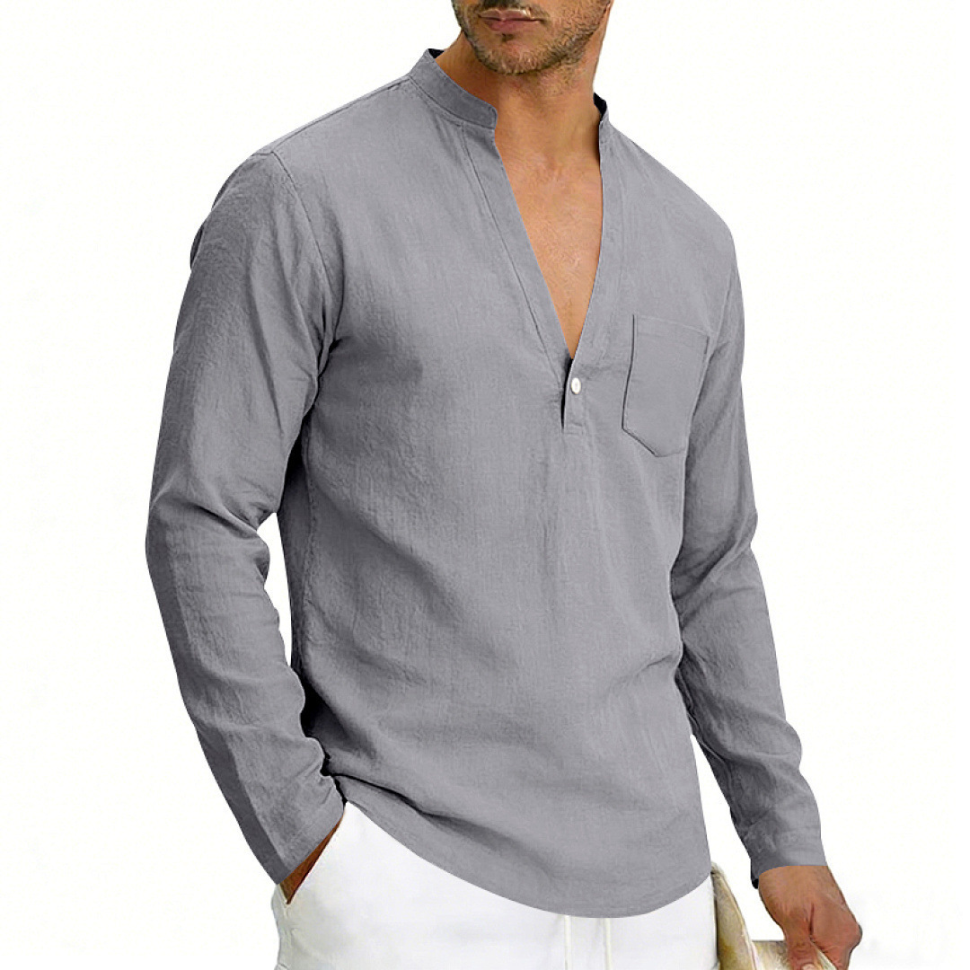 Camisa de Lino 'Brisa del Bósforo' - Casual-Luxe Edition - Imagen 9