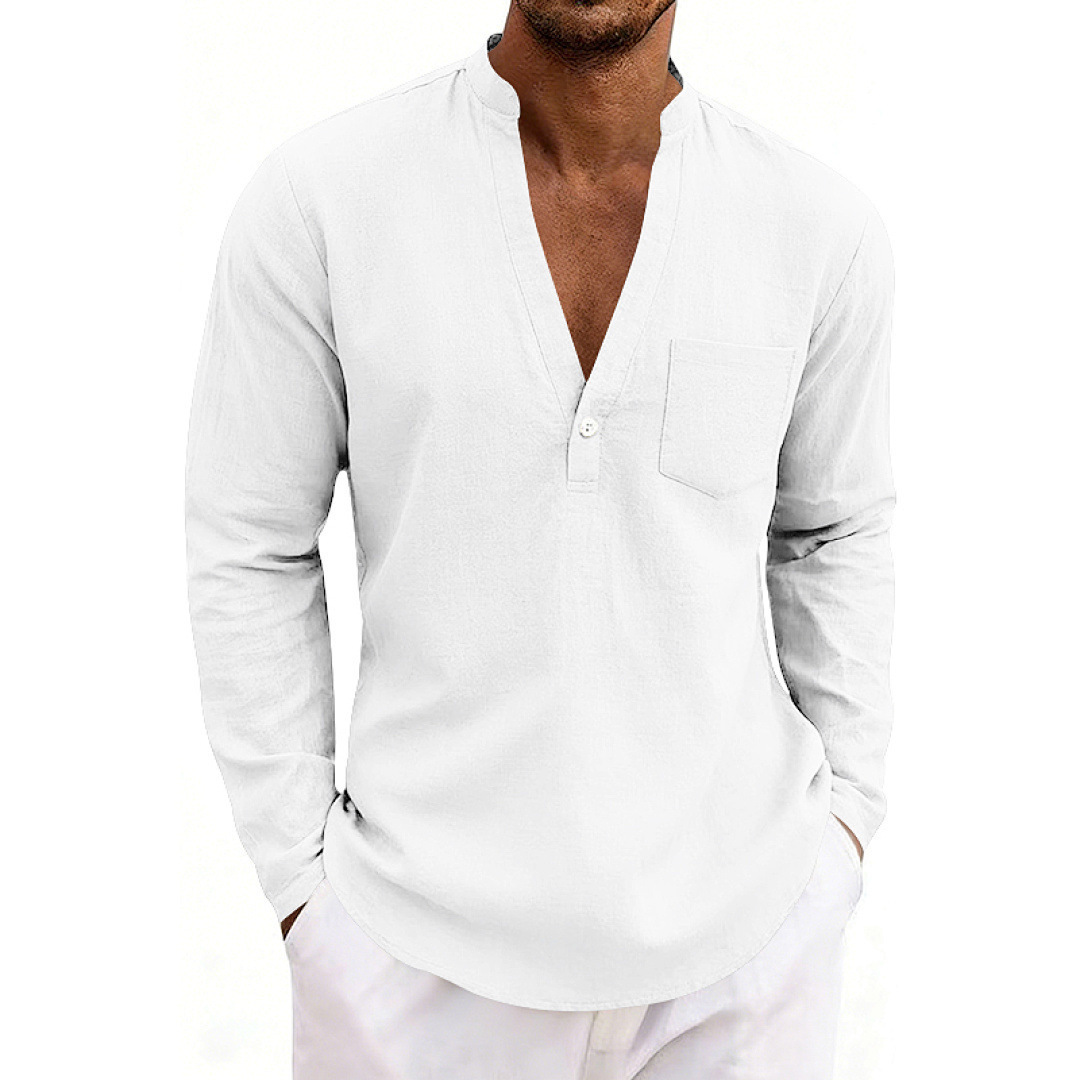 Camisa de Lino 'Brisa del Bósforo' - Casual-Luxe Edition - Imagen 2