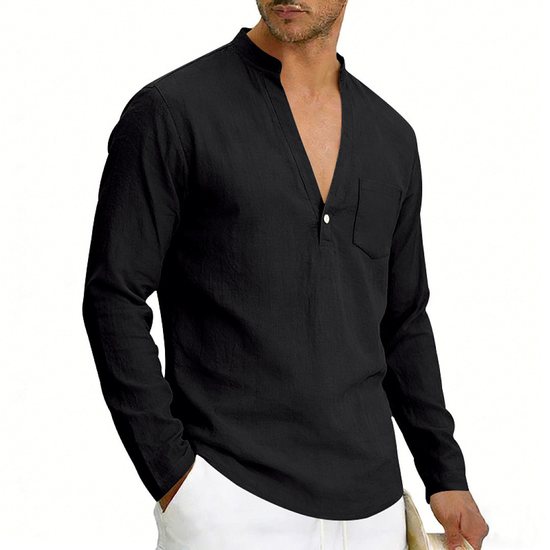 Camisa de Lino 'Brisa del Bósforo' - Casual-Luxe Edition - Imagen 4