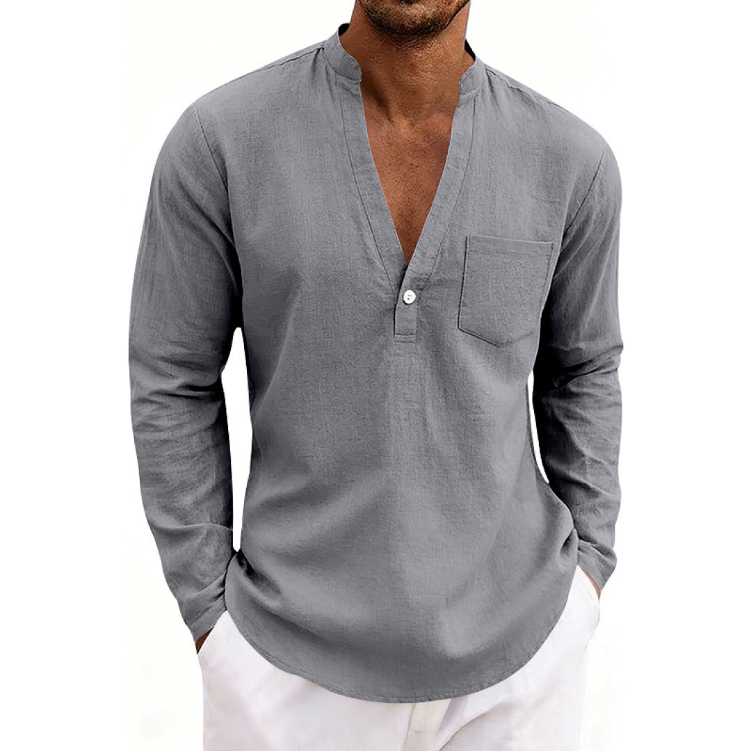 Camisa de Lino 'Brisa del Bósforo' - Casual-Luxe Edition - Imagen 3