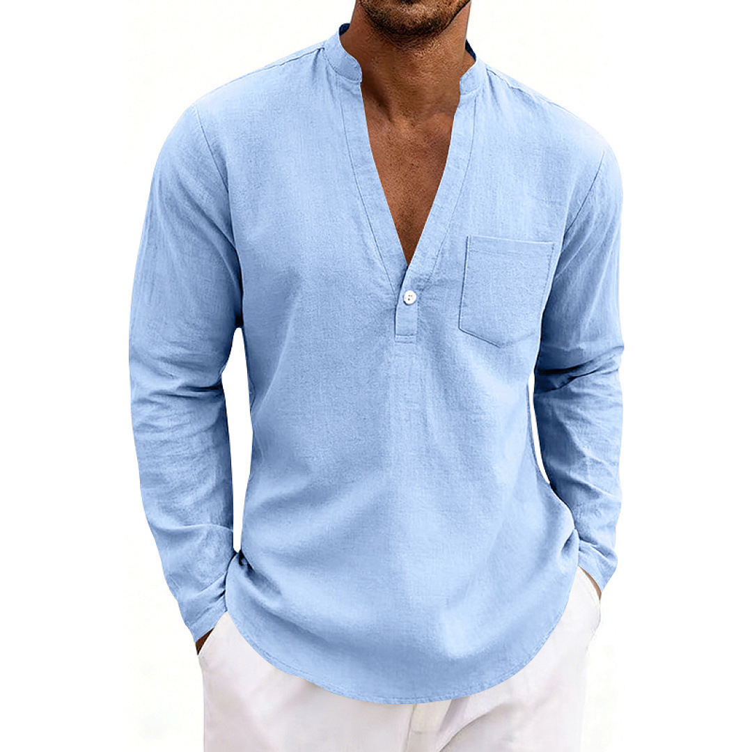 Camisa de Lino 'Brisa del Bósforo' - Casual-Luxe Edition - Imagen 5