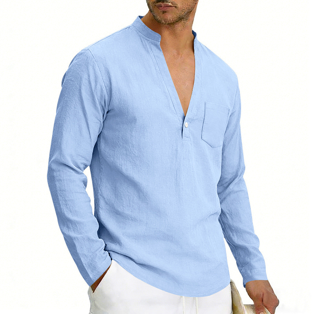 Camisa de Lino 'Brisa del Bósforo' - Casual-Luxe Edition - Imagen 10