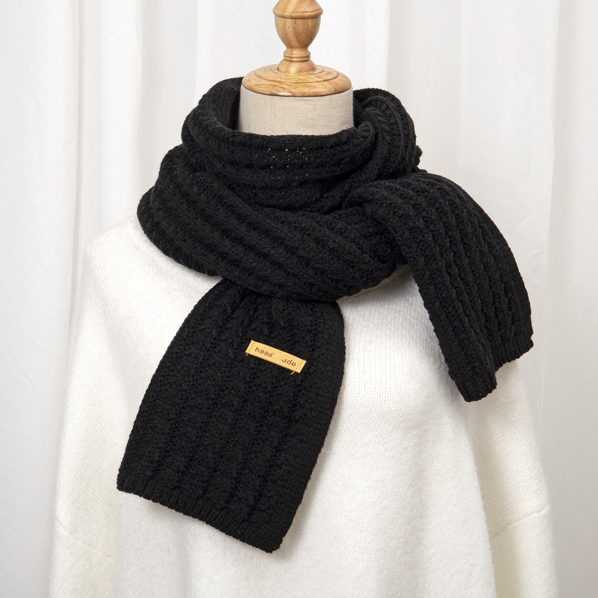 Women's Fashion Versatile Knitted Scarf - Imagen 9