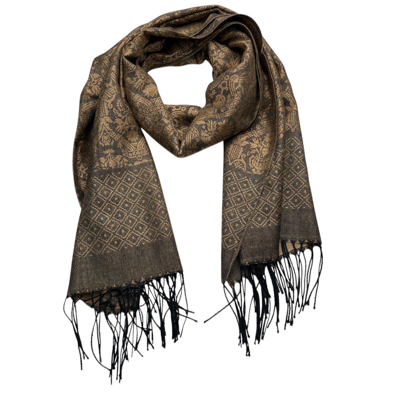 2pcs Tweed Look Sophisticated C Amel Business Casual Scarf ,Luxe Look For Evening Wear,Scarf,vacation,daily Life,evening Party,Office Appropriate Subtlety For Women Men - Imagen 6
