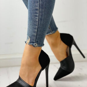 Zapatos de Tacón Stiletto con Corte Lateral Elegante
