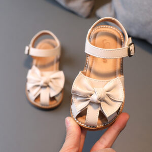 Sandalias de Verano con Lazo y Suela Blanda para Niña