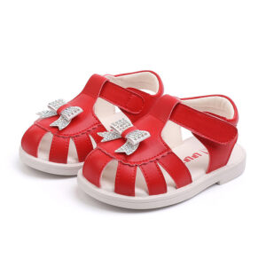 Sandalias de Cuero Tipo Princesa para Bebé