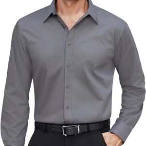Camisa de Vestir Casual Premium de Manga Larga para Hombre