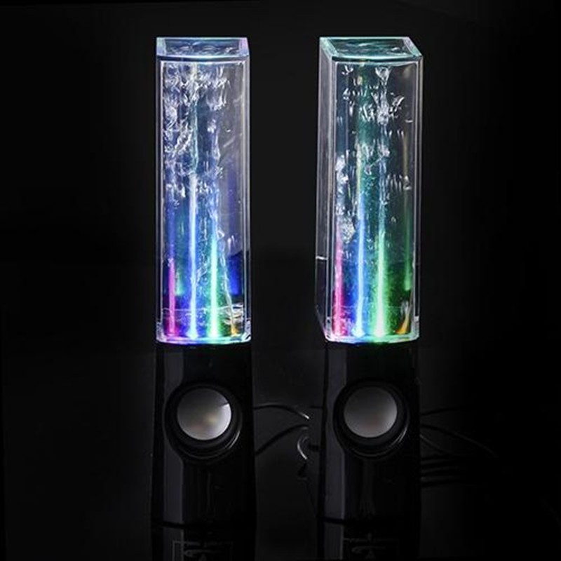 Dancing Water Speaker LED Light Fountain Speaker Family Party - Imagen 4