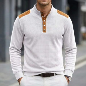 Solid-color Breathable Mens Casual Hoodie