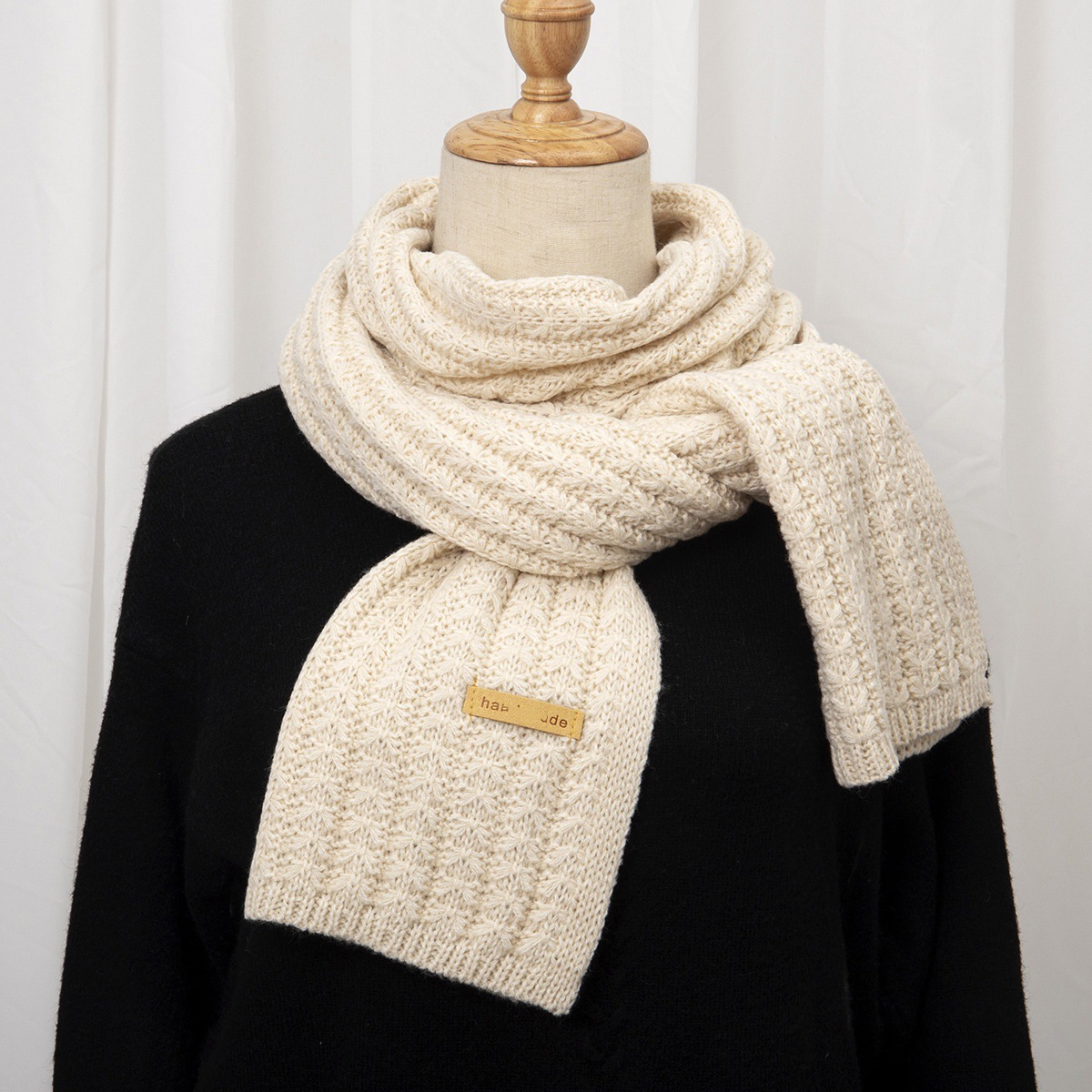 Women's Fashion Versatile Knitted Scarf - Imagen 2