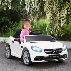 Coche Eléctrico Mercedes SLC 300 Infantil con Mando a Distancia (Blanco