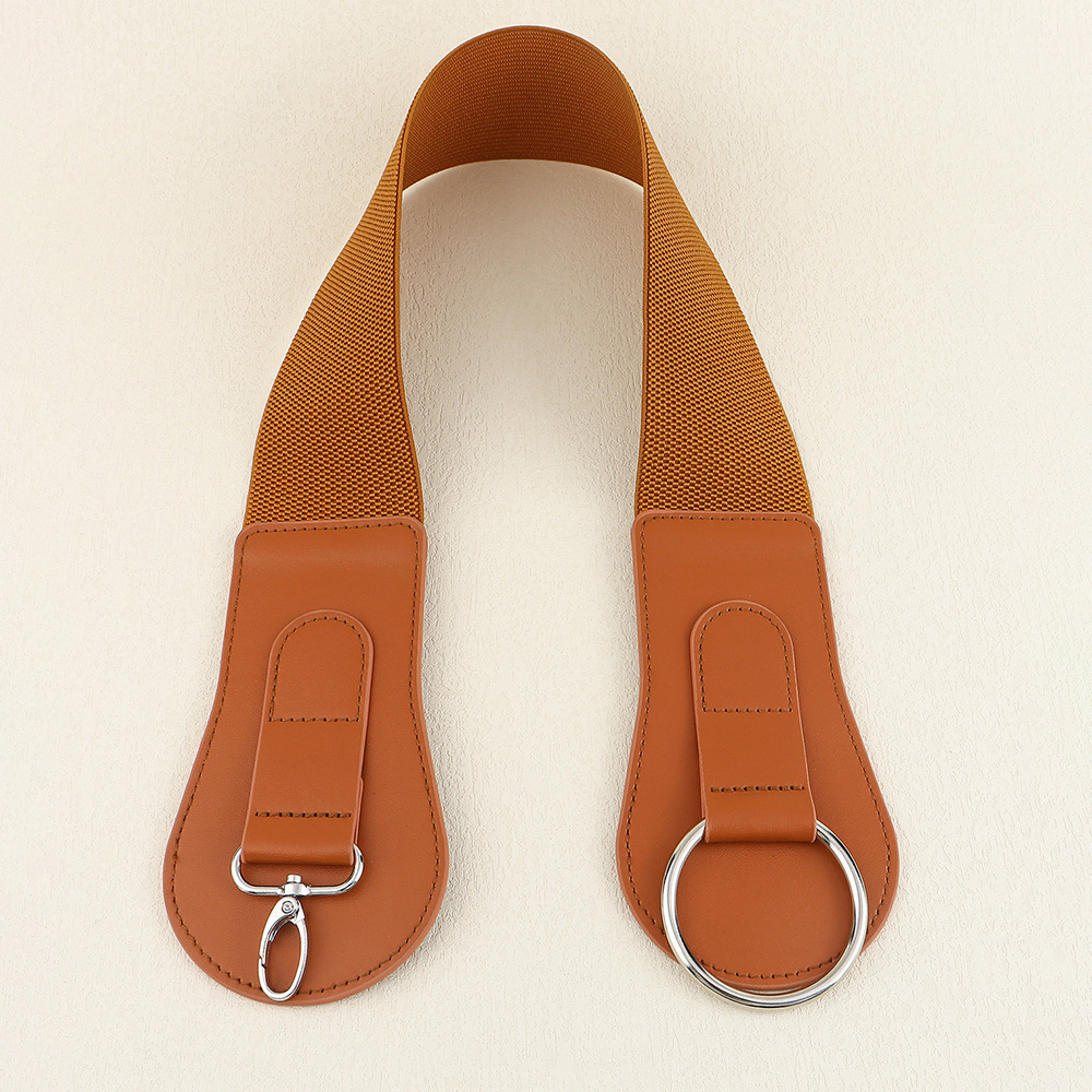 Women's Simple Sweet Cool PU Leather Decoration Wide Belt - Imagen 9