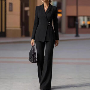 Traje Formal de Dos Piezas con Americana Slim-Fit para Mujer