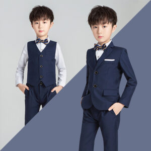 Traje Formal de Gala con Pajarita para Niños y Ocasiones Especiales