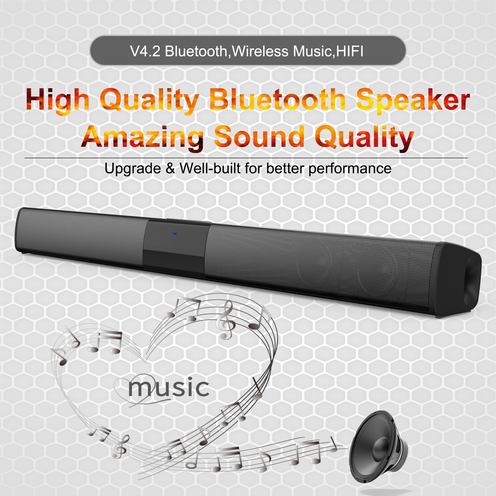 Home Theater Sound System Bluetooth Speaker Computer - Imagen 7