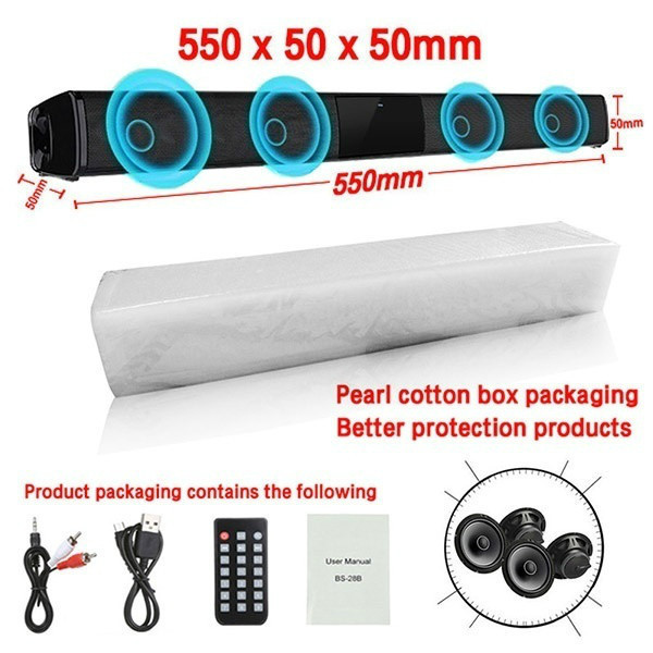 Home Theater Sound System Bluetooth Speaker Computer - Imagen 3