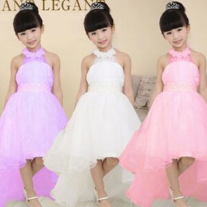 Vestido de Gala Tipo Princesa con Tutú para Niña