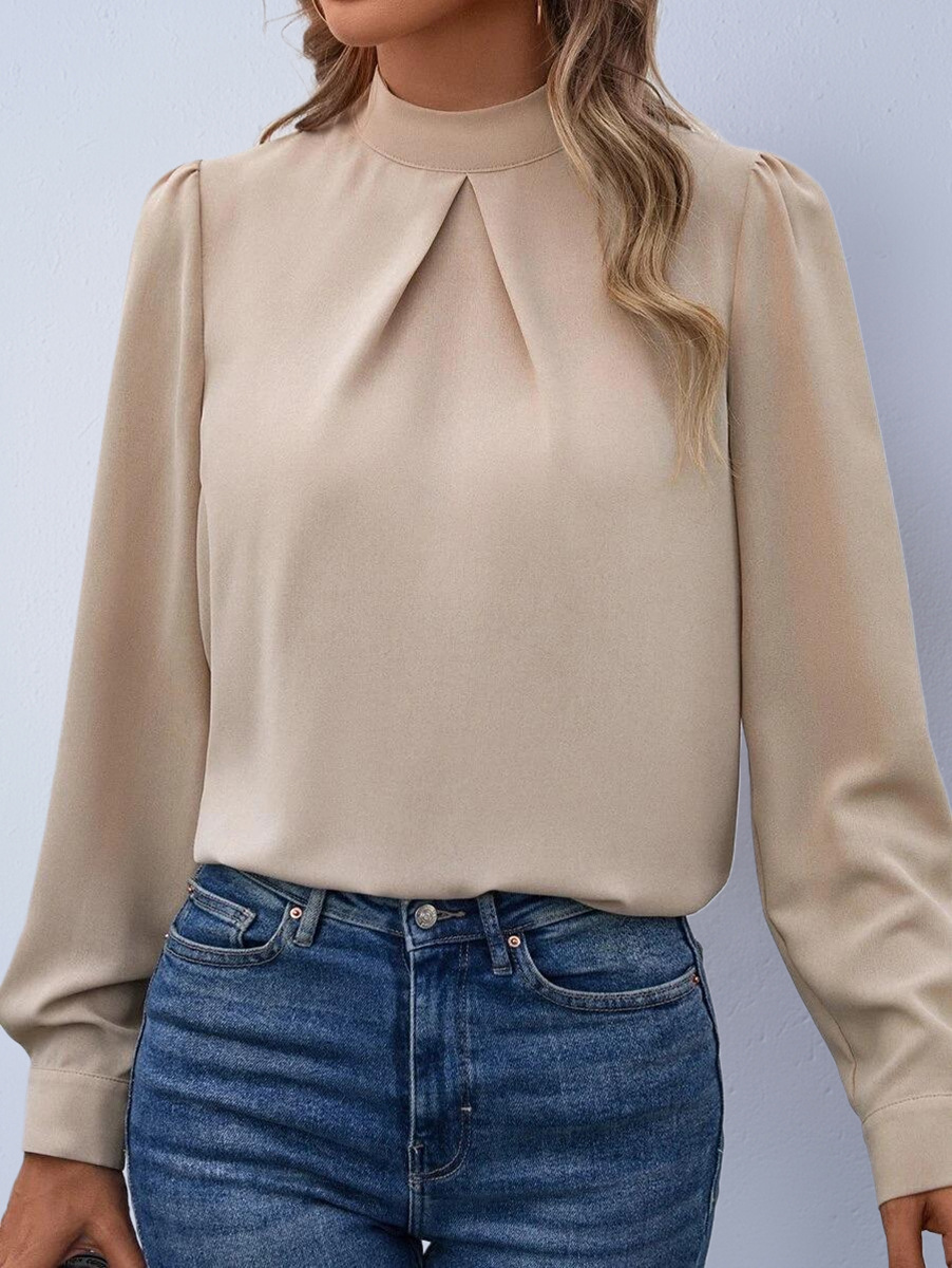 Women's Satin Fashion Long-Sleeve Blouse - Imagen 6