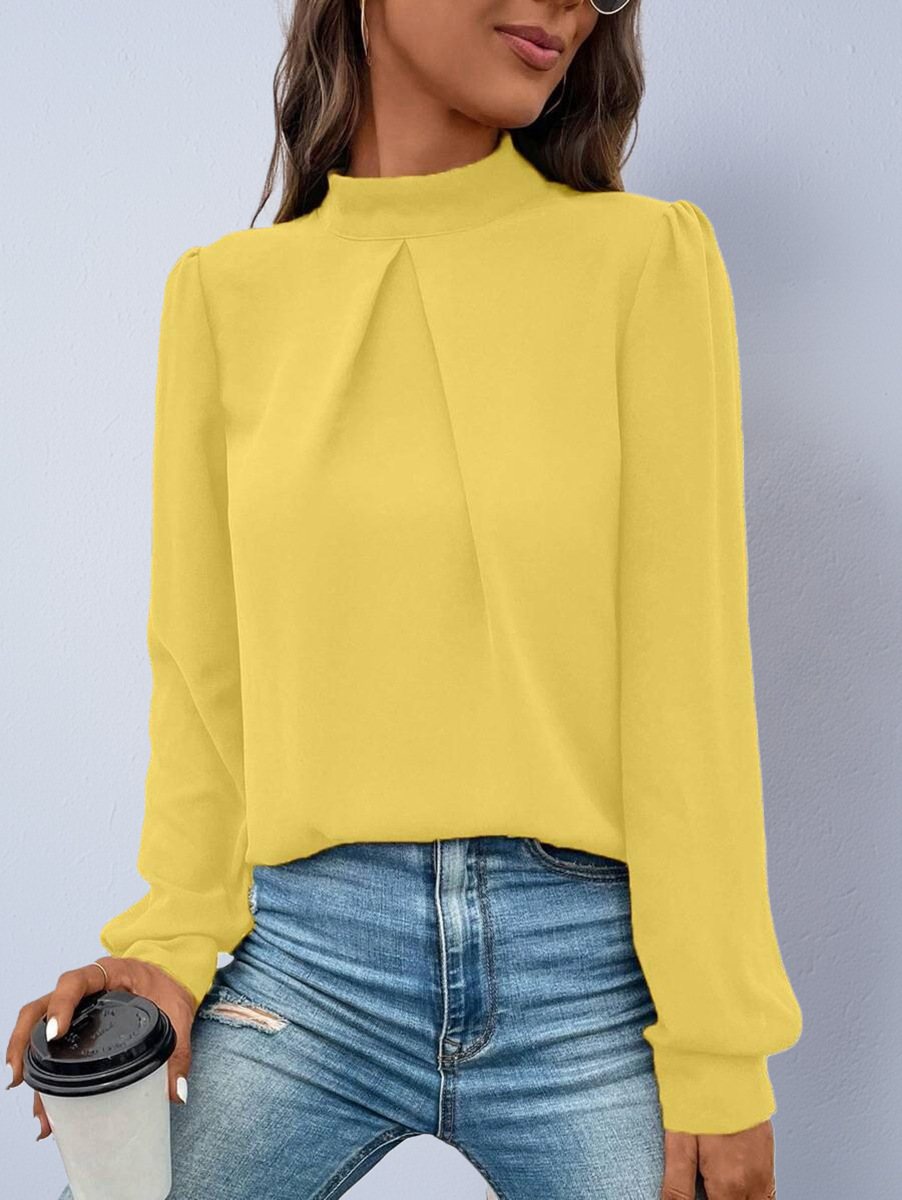 Women's Satin Fashion Long-Sleeve Blouse - Imagen 3