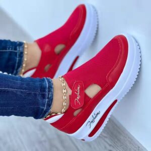 Zapatillas Casuales de Lona con Cierre de Velcro y Confort Premium